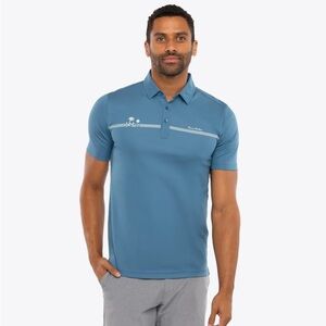 Travis Matthew bright sun polo stellar blue size XXL